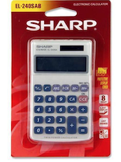 Sharp Primary Calculator - EL-240SAB